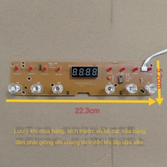 Bo mạch bếp từ chất lượng cao 3500W 6 phím 8 đèn