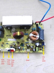 Mạch Nguồn Nồi Cơm Sunhouse SHD8955 Loại 8 Dây - Bo Mạch Vỉ Boar Cục Board Công Suất Đời Cũ Zi