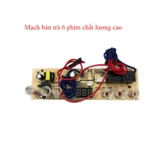 Trọn Bộ Mạch Bàn Trà Điện Thông Minh 6 Phím - Vỉ Boar Thay Thế Sửa Chữa Bếp Đun Nước Tự Động