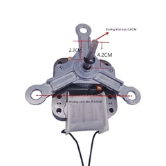 Bộ Động Cơ Quạt Máy Chiên Không Dầu Đa Năng 220V Trục Quay Định Vị Chuẩn Zin 100%
