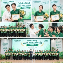 Nỗ Lực Không Ngừng Nghỉ – FoodmartXanh Vinh Danh Cơ Sở và Nhân Viên Đạt Thành Tích Nổi Bật Trong Tháng 9