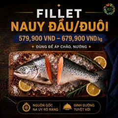 Fillet Na uy đầu/ đuôi