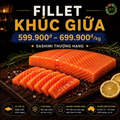 Fillet Cá Hồi Úc Khúc Giữa hộp 300gr