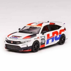 Xe Mô Hình Senior Series Honda Civic Type R (FL5) 1:64 MOTORHELIX ( HRC version Pearl White )
