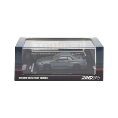Xe Mô Hình NISSAN SKYLINE GT-R R34 "TOP SECRET" GTSHOW 2025 Event Edition 1:64 Inno