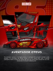 Lamborghini AVENTADOR GTEVO Lighting Mcqueen Metallic red