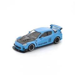 Xe Mô Hình MAZDA RX-8 RE-AMEMIYA 1:64 Poprace (LIGHT BLUE)