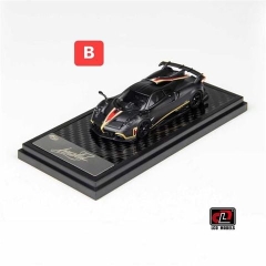 Xe Mô Hình Pagani lmola Coupe 1:64 LCD ( Matte Black carbon) - B