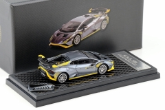 Xe Mô Hình Lamborghini Huracan STO 1:64 LCD (Silver Grey) - Foshan APA