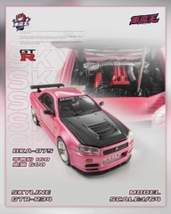 Nissan Skyline GTR R34 Pink of 2026 Shenzhen Jiuzhou Automotive Eco-Expo