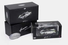Xe Mô Hình Pagani Huayra Roadster BC 1:64 LCD (Silver Green) - Shanghai Toy