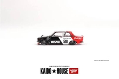 Xe Mô Hình Datsun Street 510 Racing V1 1:64 Kaido ( Đen / Trắng / Đỏ #510 )