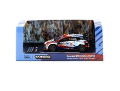 Xe Mô Hình Hyundai i20 N Rally1 Hybrid Rallye Monte - Carlo 2024 Winner Thierry Neuville/ Martijn Wydaeghe 1:64 Tarmac Works ( Xanh )