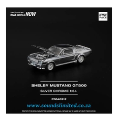 Shelby Mustang GT500 Silver Chrome
