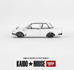 Xe Mô Hình Datsun 510 Street Nismo V2 White 1:64 MiniGT x Kaido House