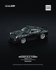 Xe Mô Hình SINGER DLS TURBO (ROAD) 1:64 Poprace (Black) - E