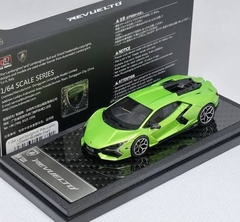 Xe Mô Hình Lamborghini Revuelto 1:64 LCD (Apple Green) - Shanghai Toy