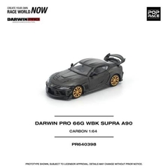 Xe Mô Hình DARWIN PRO 66G WBK SUPRA A90 CARBON EDITION 1:64 Poprace - F