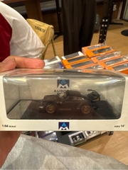Xe mô hình Porsche RWB964 1:64 AM ( Frosted Black Car)