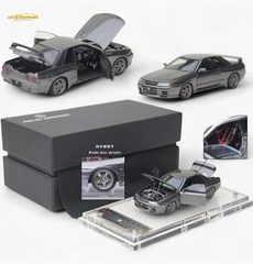 Xe Mô Hình Skyline GT-R The Third Generation R32 Nismo S-Tune 1:64 Focal Horizon FH (Gun Metalgrey)