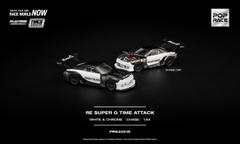 Mazda RX-7 RE Super G Time Attack White & Chrome