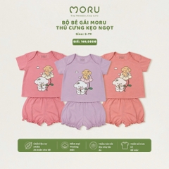 OH-J12 Bộ bé gái Moru thú cưng kẹo ngọt