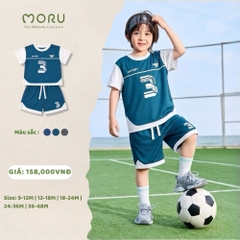 OH-J07 Bộ thể thao cộc tay bé trai 12-48m
