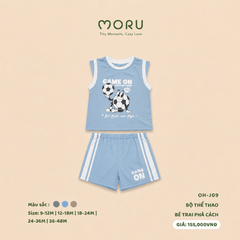 OH-J09 Bộ thể thao bé trai phá cách 12-48m