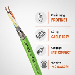Cáp Data LAPP ETHERLINE TRAY ER PN Y FC PROFINET Lắp Máng Cáp