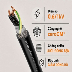 Cáp Servo High Flex LAPP ÖLFLEX SERVO FD zeroCM Giảm Common-Mode