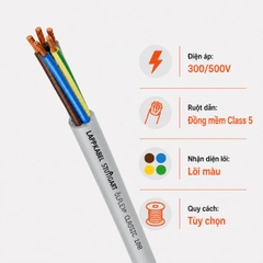 Cáp Điều Khiển LAPP ÖLFLEX CLASSIC 100 300/500V PVC Lõi Màu