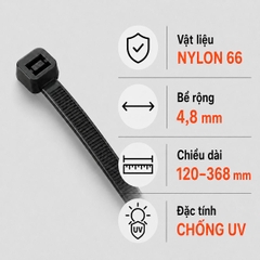 Dây Rút Chống UV Dong-A Bestech DACT Nylon PA66 4,8mm