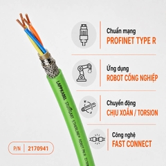 Cáp Data LAPP ETHERLINE ROBOT PN FC Cat.5e PROFINET Chịu Xoắn