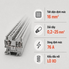 Terminal Block Phoenix Contact ST 16 – Cầu Đấu Lò Xo 16mm²