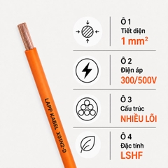 Cáp Điều Khiển Chống Cháy LAPP FR-6387 MC CONTROL 1mm² 300/500V