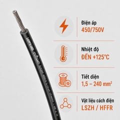 Dây Điện LAPP ÖLFLEX HEAT 125 SC 450/750V LSZH Chịu Nhiệt 125°C