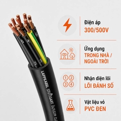 Cáp Điều Khiển LAPP ÖLFLEX CLASSIC 110 BK 300/500V Vỏ Đen