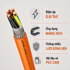 Cáp Servo High Flex LAPP ÖLFLEX SERVO FD 781 CY Chống Nhiễu