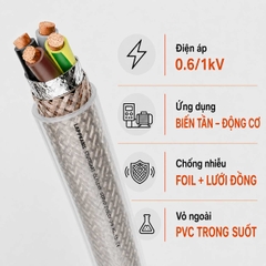 Cáp Biến Tần LAPP ÖLFLEX SERVO 2YSLCY-JB 0.6/1kV Chống Nhiễu