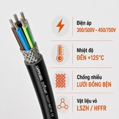 Cáp Điều Khiển LAPP ÖLFLEX HEAT 125°C MC LSZH Chống Nhiễu