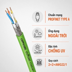 Cáp Data LAPP ETHERLINE PN Cat.5e YY PROFINET Ngoài Trời