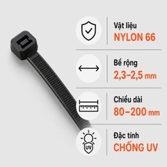 Dây Rút Chống UV Dong-A Bestech DACT Nylon PA66 2,3–2,5mm