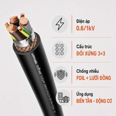 Cáp Biến Tần LAPP ÖLFLEX SERVO 2YSLCYK-JB 0.6/1kV Đối Xứng 3+3