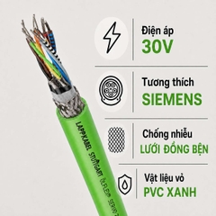 Cáp Encoder LAPP ÖLFLEX SERVO 728 CY Siemens Chống Nhiễu