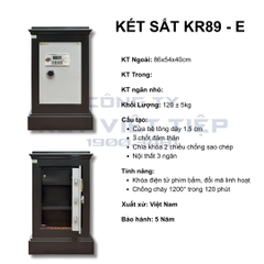 Két Sắt KR89 E - Điện Tử Phím Bấm