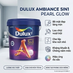 Sơn Dulux Ambiance 5in1 Pearl Glow Bóng Mờ