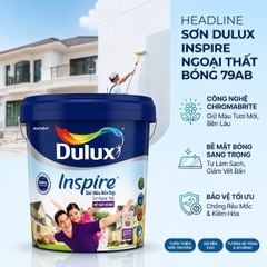 Sơn Dulux Inspire Ngoại Thất Bóng 79AB