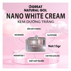 Kem NANO WHITE CREAM kem dưỡng trắng da