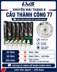 🔥 KHUYẾN MÃI THÁNG 8 – CẦU LÔNG THÀNH CÔNG 77 🔥