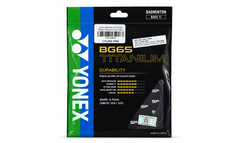 CƯỚC CẦU LÔNG YONEX BG65 TITANIUM SỢI 10 M